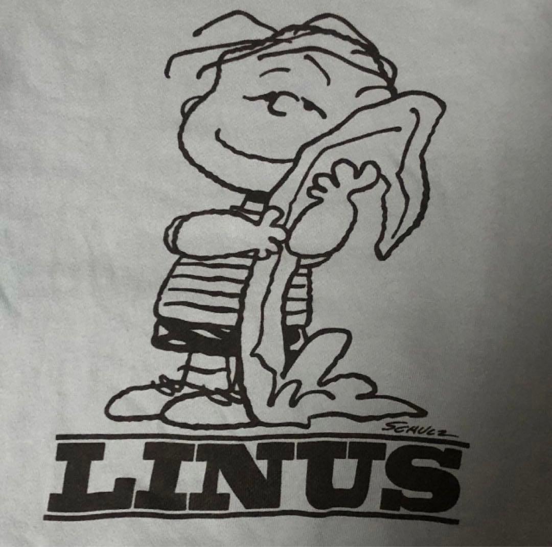 希少❗️Peanuts Linus ライナス スヌーピー スウェット 水色L - メルカリ