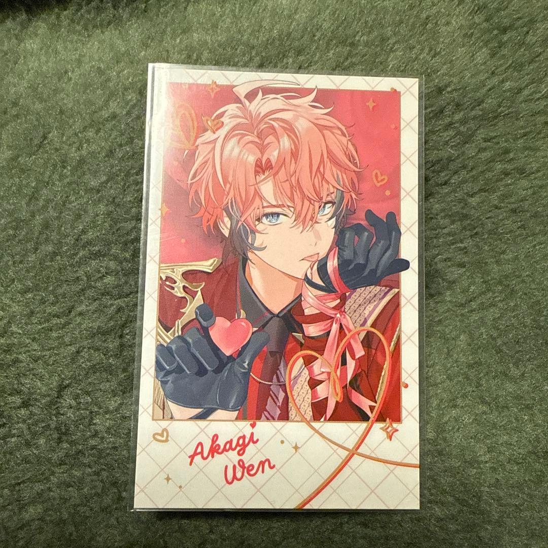 にじさんじ バレンタイン 赤城ウェン ランダムチェキ風カード - メルカリ