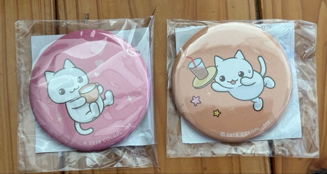 ほしの島のにゃんこ　カフェ限定　缶バッジ コロプラ】「ほしの島のにゃんこ」東京スカイツリータウン®と