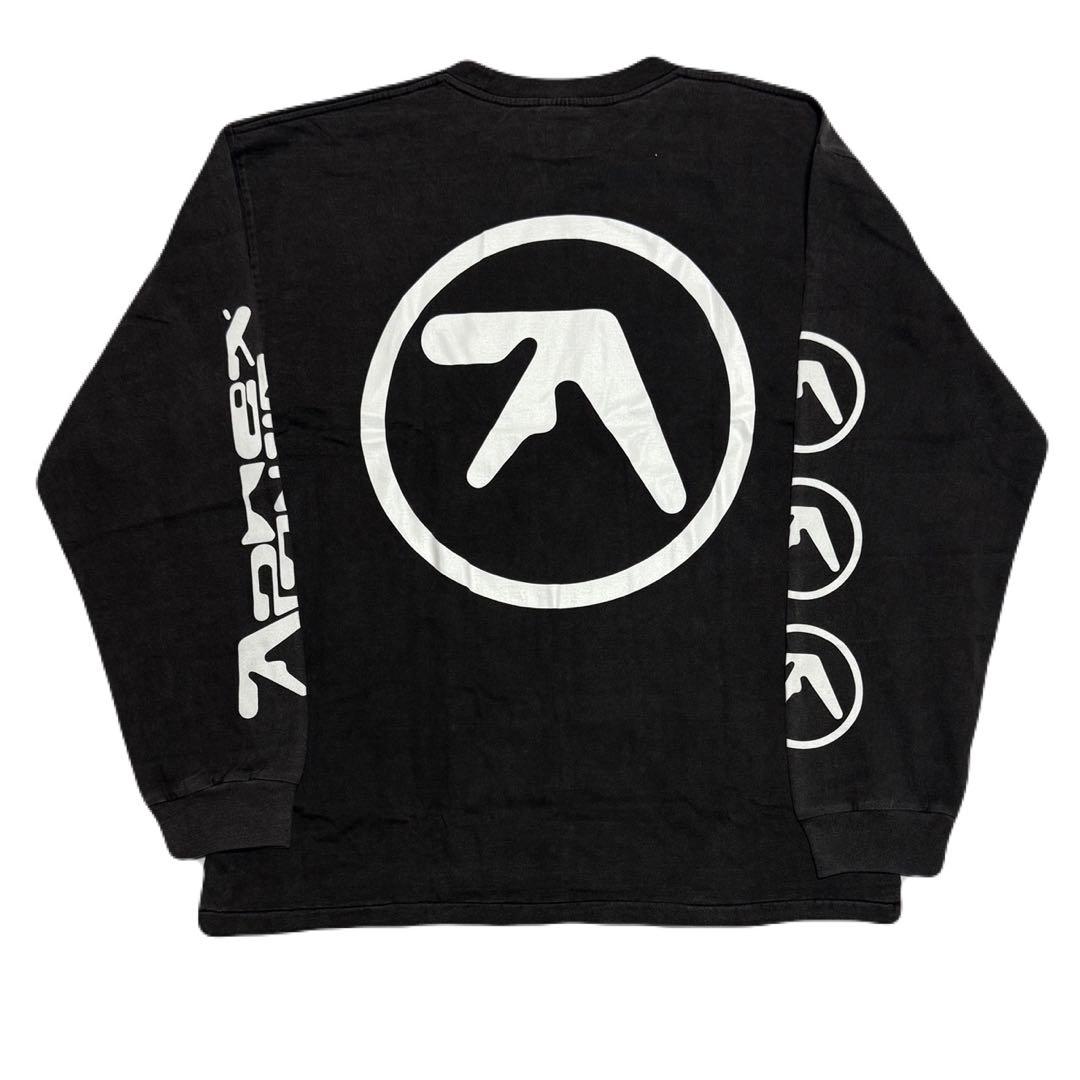 レア Aphex Twin 長袖 Tシャツ XL エイフェックス ツイン バンド
