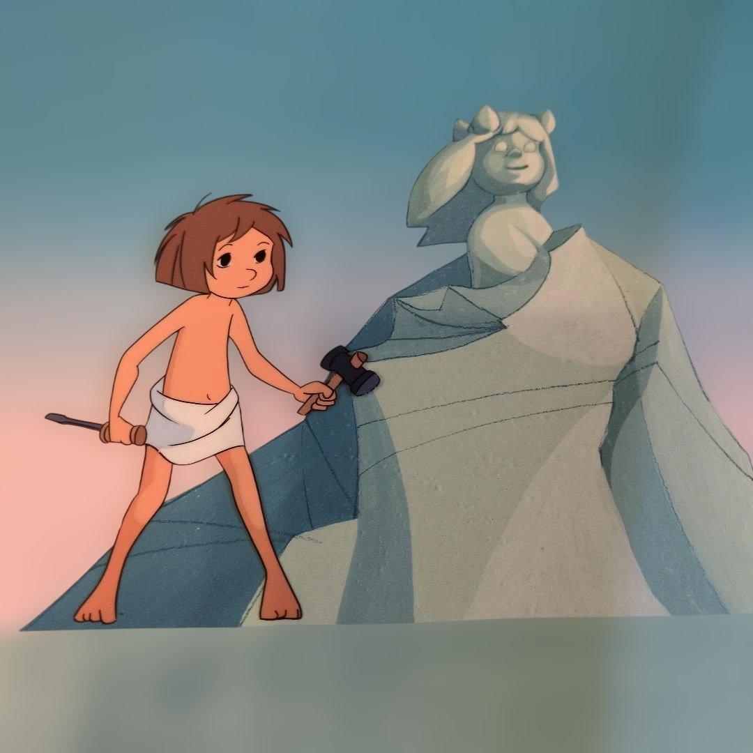 虫プロの遺産 なつかしの世界名作 アンデルセン物語 『プシケ』セル画