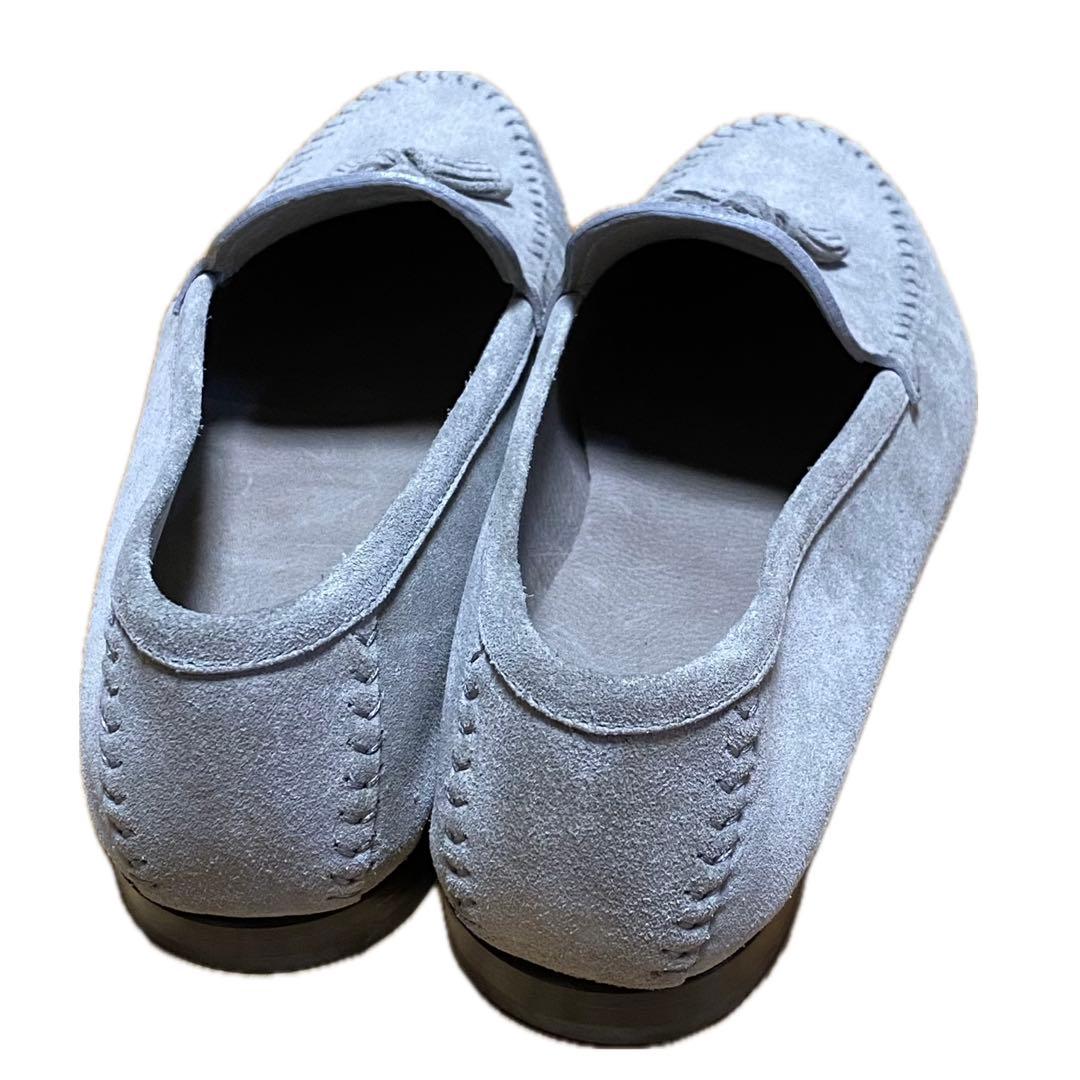 Giorgio Armani ジョルジオ アルマーニ タッセルローファー グレー