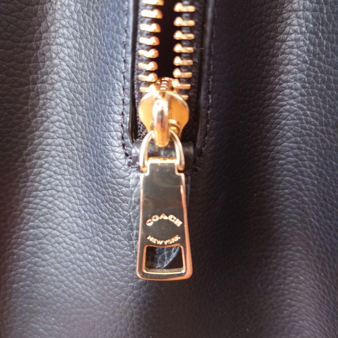 ✨極美品✨COACH 黒 レザー トートショルダーバック通勤 C4078 - メルカリ