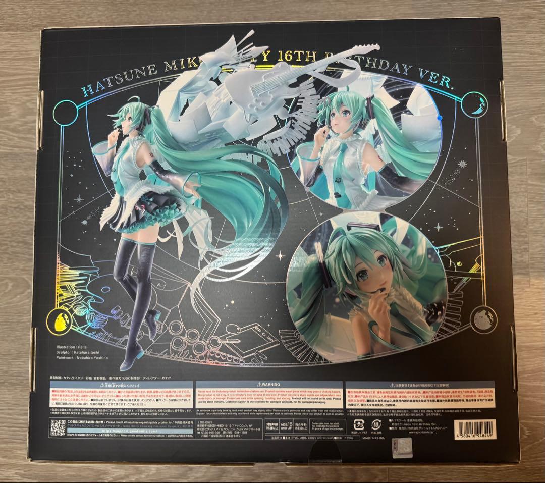 新品未開封】初音ミク Happy 16th Birthday Ver. 1/7 - メルカリ