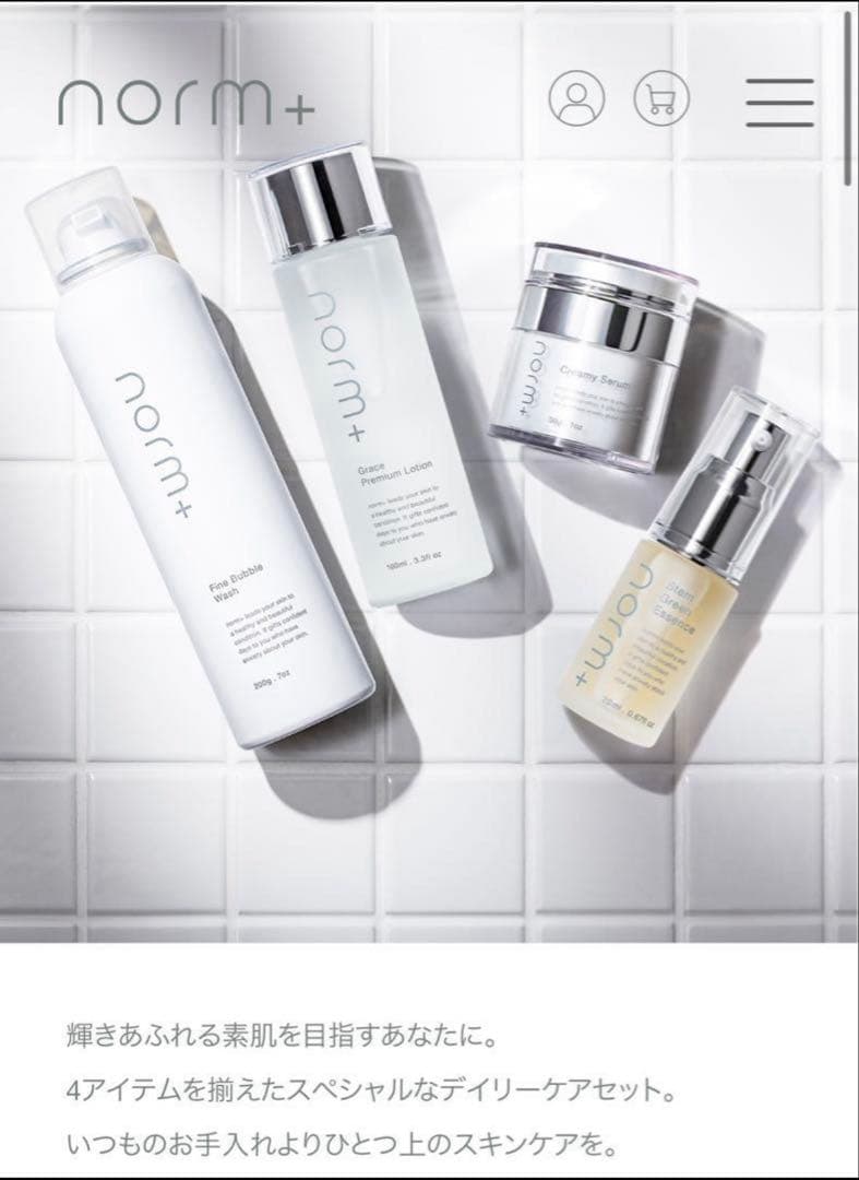 norm＋ デイリーケア4点セット ノームプラス 商品詳細ページ