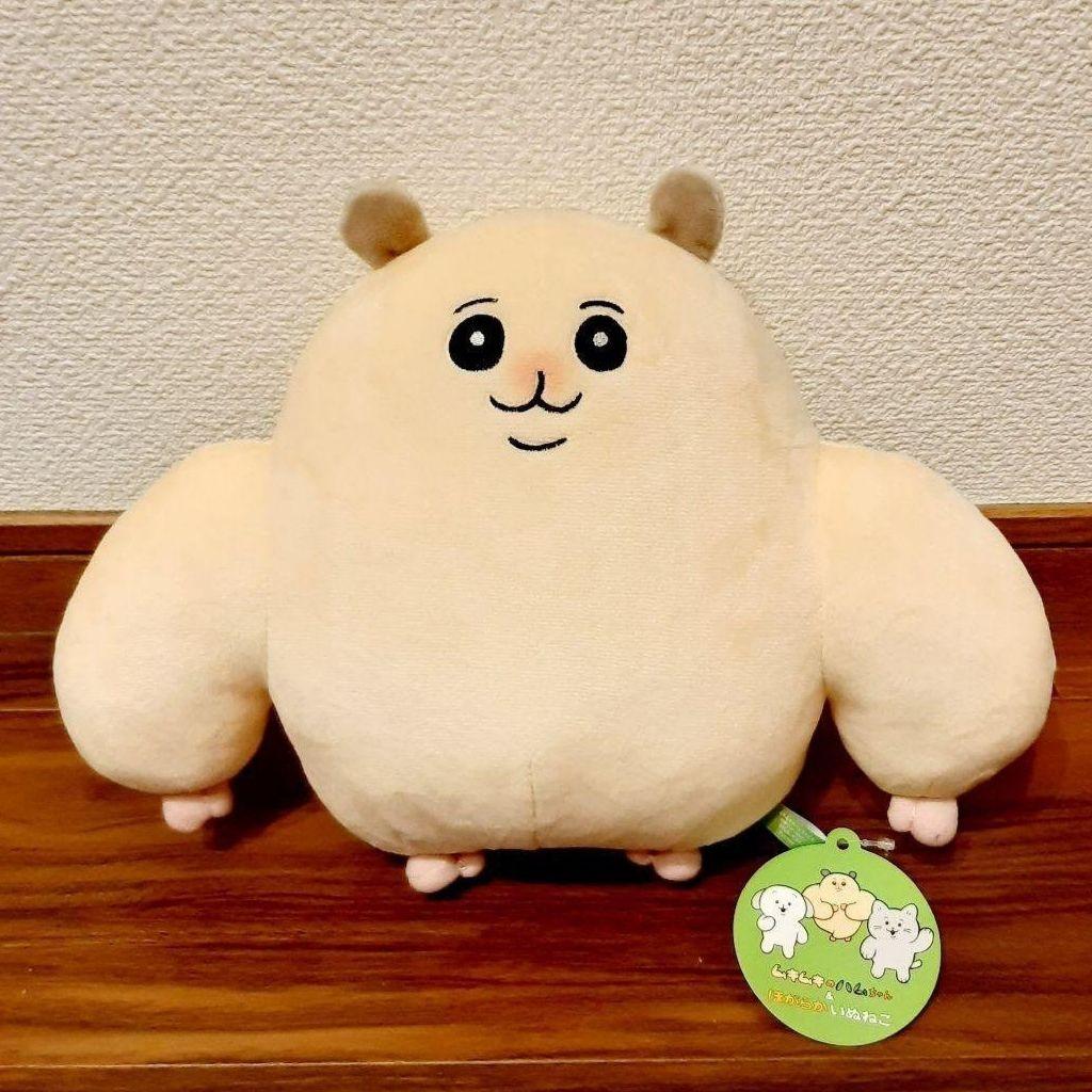 ムキムキのハムちゃん ほがらかいぬねこ BIGぬいぐるみ ラウンドワン