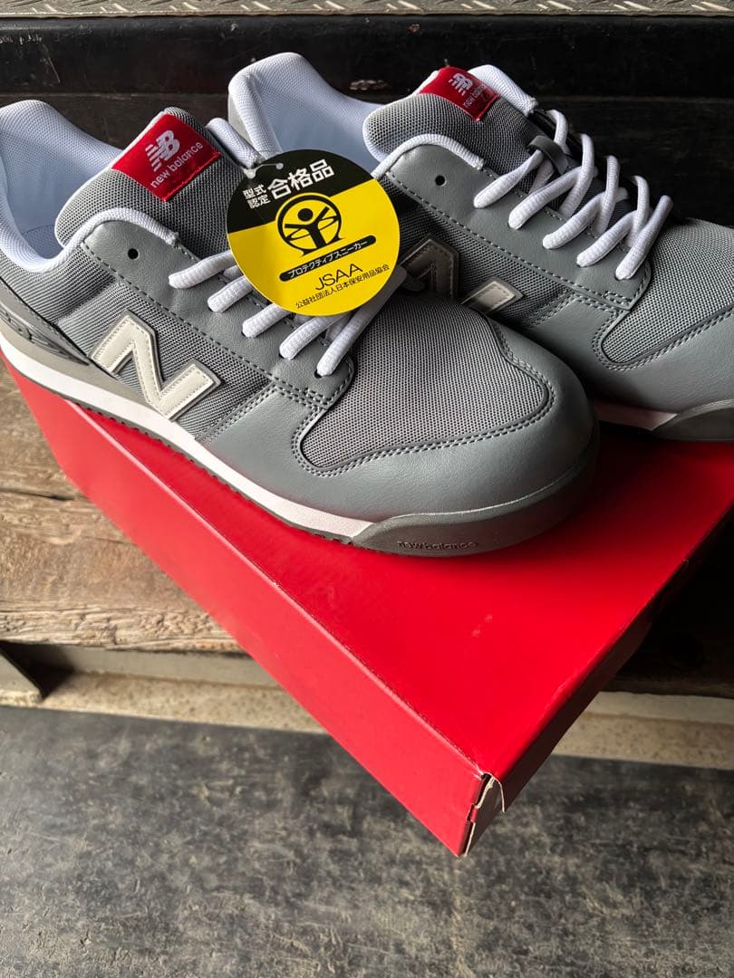 New Balance PL-881 グレー+ホワイト 28.0 EEE ポートランド ニューバランス プロスニーカー（28.0cm） PL-881-28.0