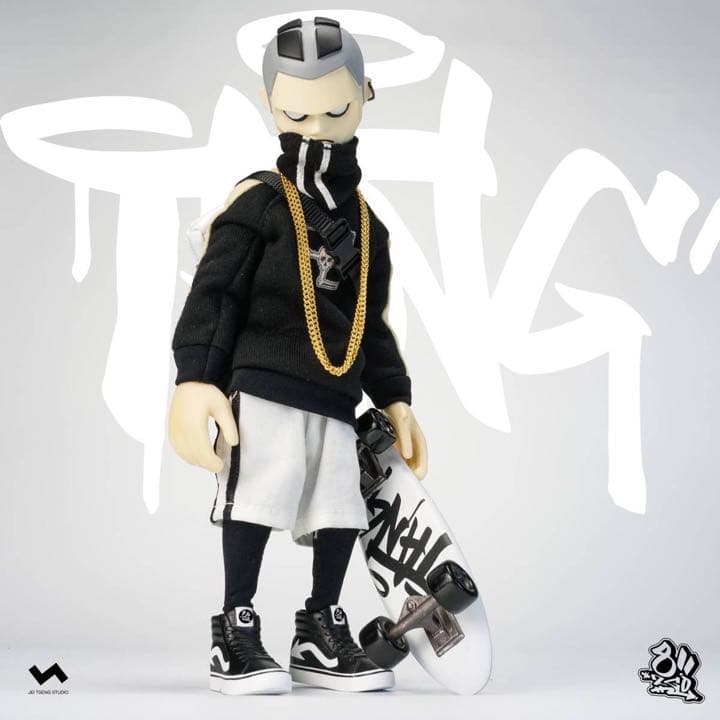 新品未開封 JT STUDIO 8” 2GO 西遊記 スケートボード フィギュア