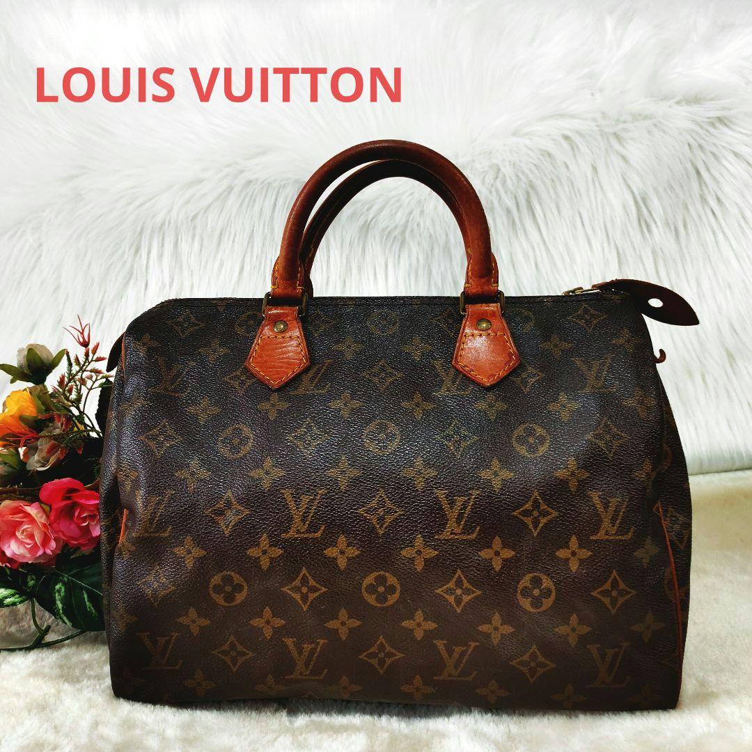 美品】 鑑定済みルイヴィトンモノグラムスピーディ30 ハンドバッグ