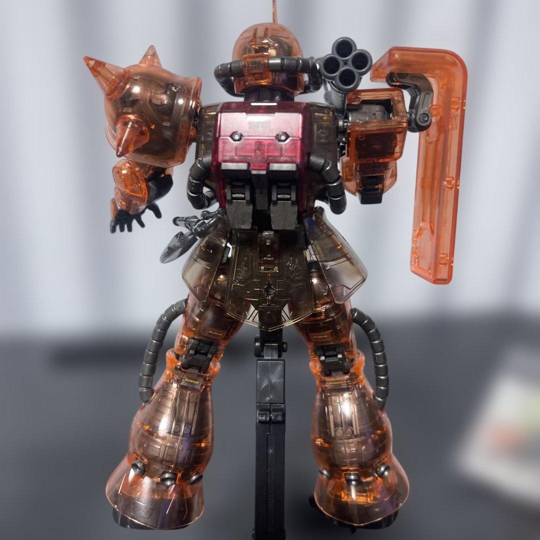 MG1/100シャア専用ザクⅡ コーティングと、クリアカラー ver.2体セット