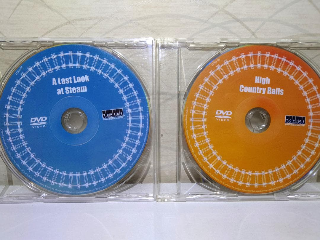 外国の電車　DVD　8枚セット　ディスクのみ　動作確認済み