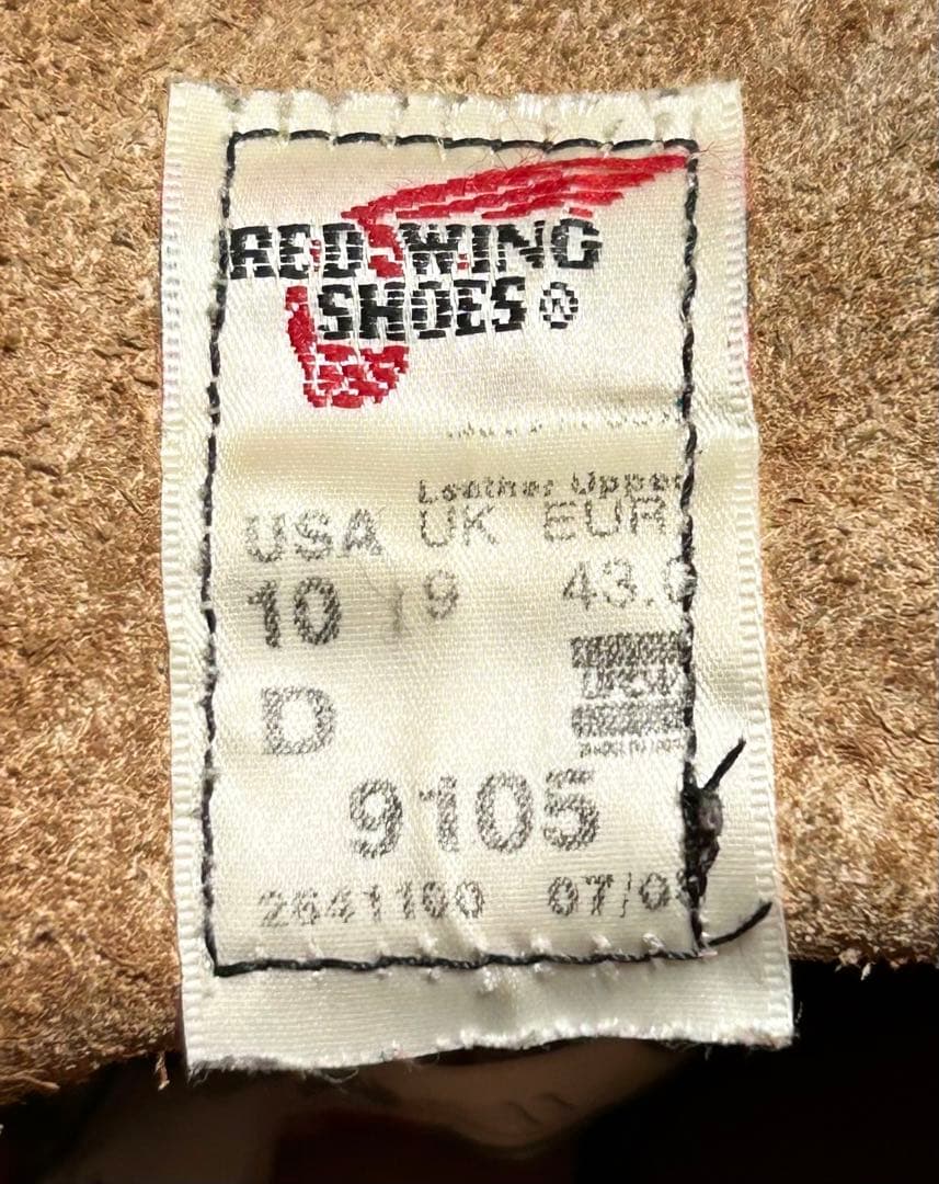 10/D】9105 RED WINGレッドウィング☆ハーレーninja gpz