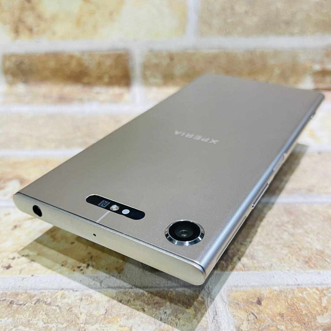 SIMフリー Xperia XZ1 64GB ウォームシルバー 電池良好 - メルカリ