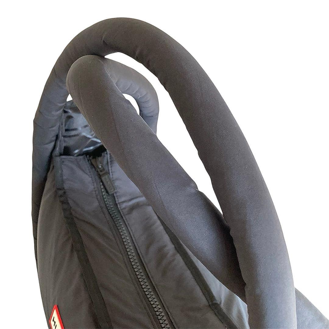 極美品】HUNTER ハンター フレイムド パファー ラージ ホーボー 肩掛け