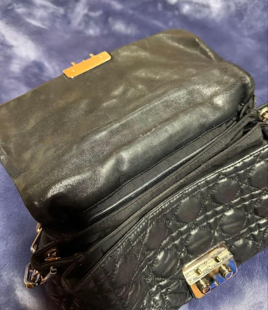 レディディオール ワンショルダー ニューロック カナージュ ラムレザー