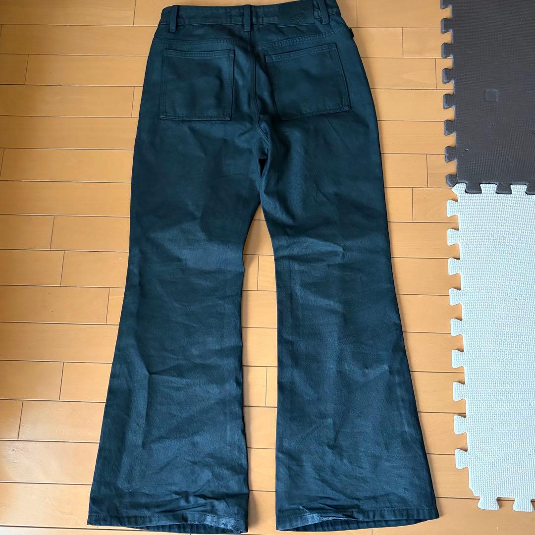 Goar.archive strapped flare oil pants M - メルカリ