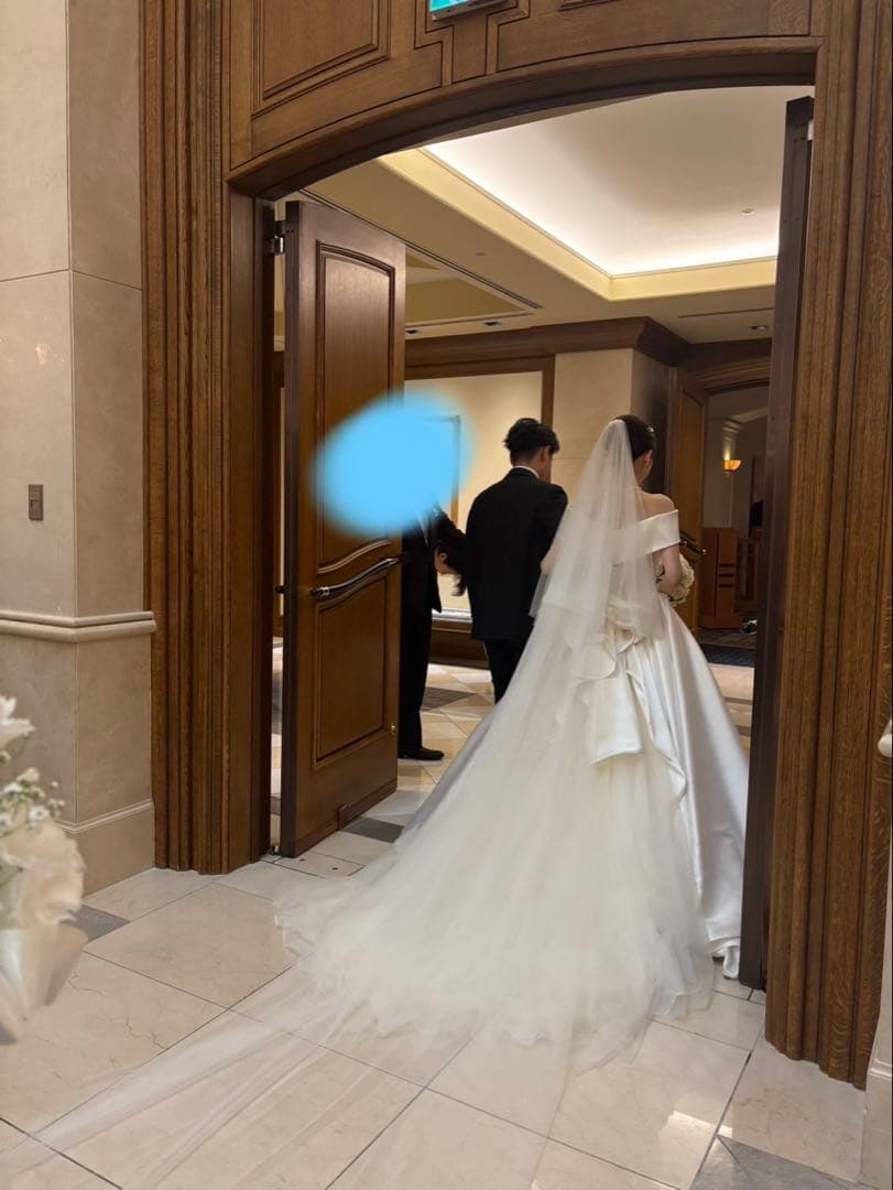 タカミブライダル] ロングベール OW-LイタリアンチュールCVT001