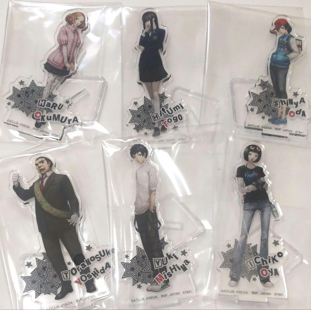 一番くじ ペルソナ5 ザ・ロイヤル アクリルスタンド6種セット - メルカリ