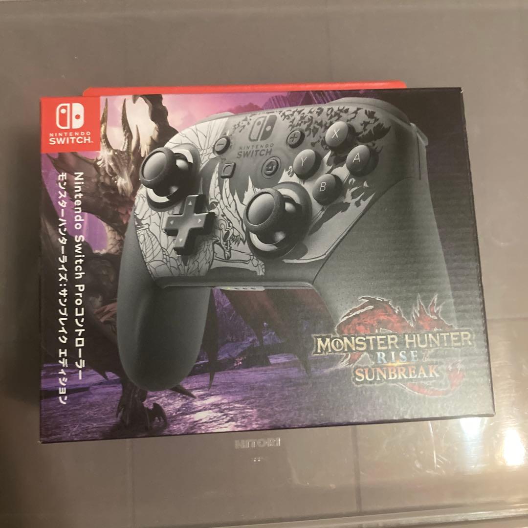 Nintendo Switch Proコン モンスターハンターライズサンブレイク