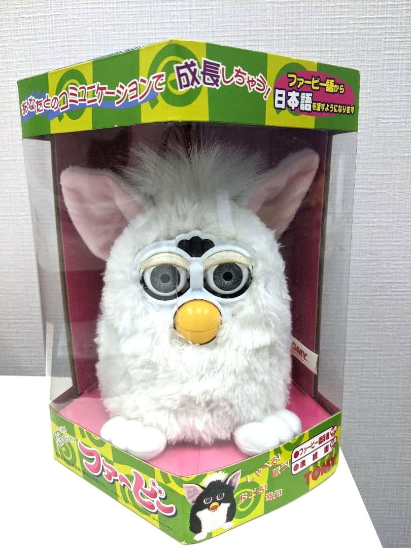ファービー 白 ジャンク品 TOMY製 箱あり ホワイト - メルカリ