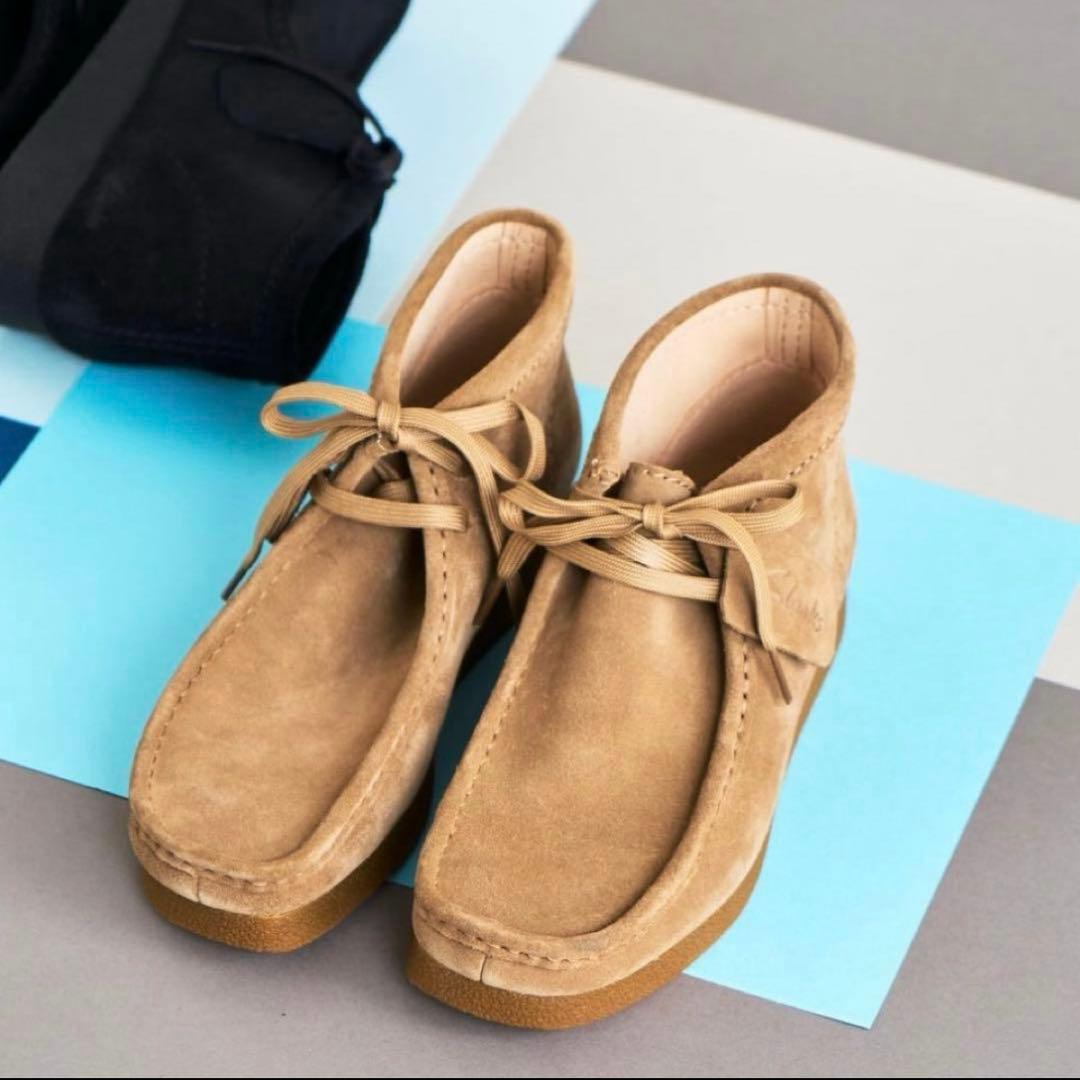 超美品　Clarks/クラークス　Wallabee EVO Bt クラークス Clarks レディースブーツ wallabee EVO BT (BS) 850G