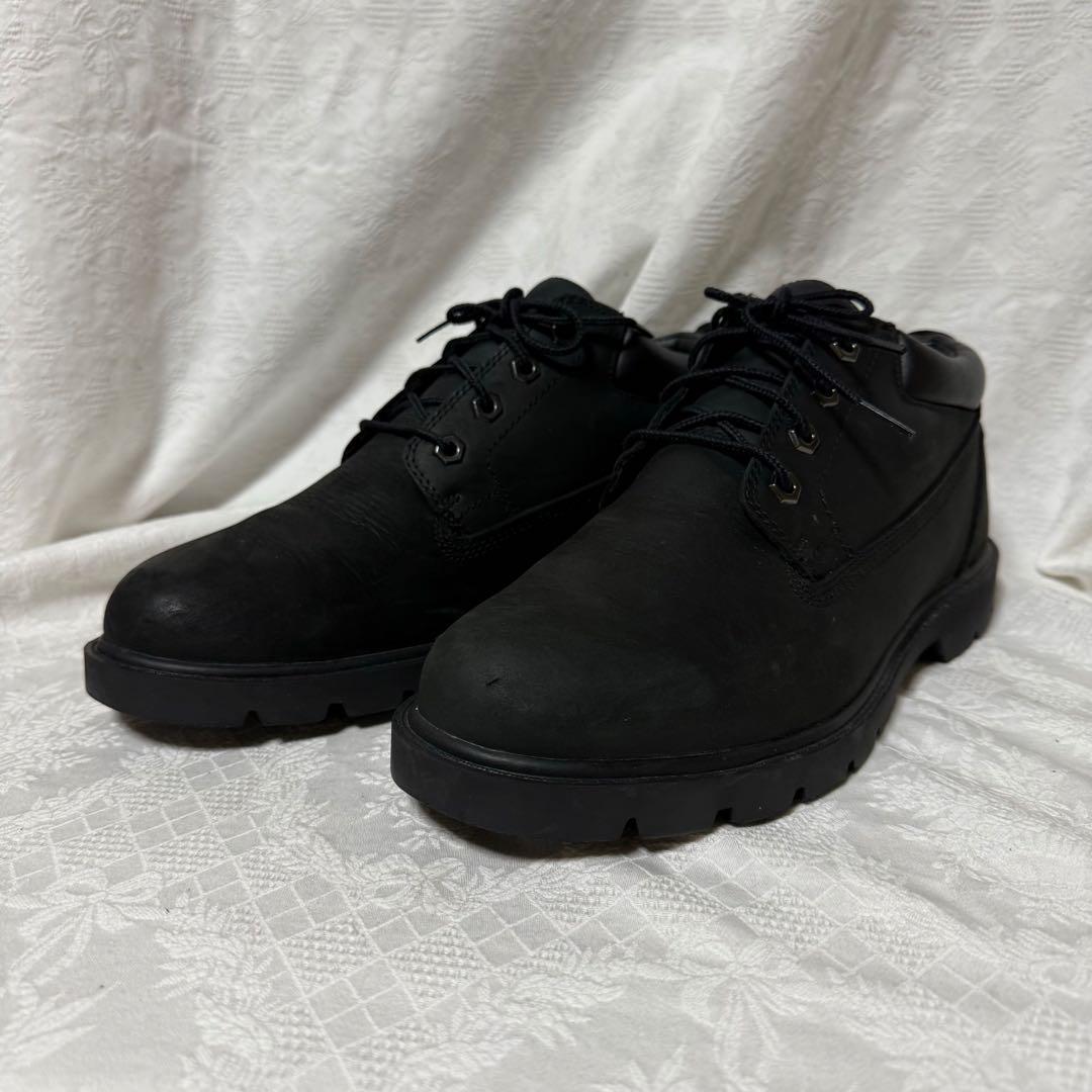 ティンバーランド　ベーシックオックス　ヌバックレザー　黒　26.5cm