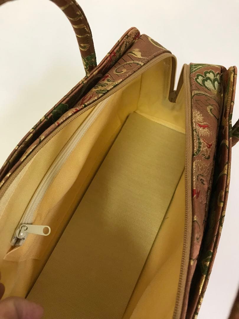 ◇おふく◇利休バッグ 唐草に鳳凰 着物 和装 - メルカリ