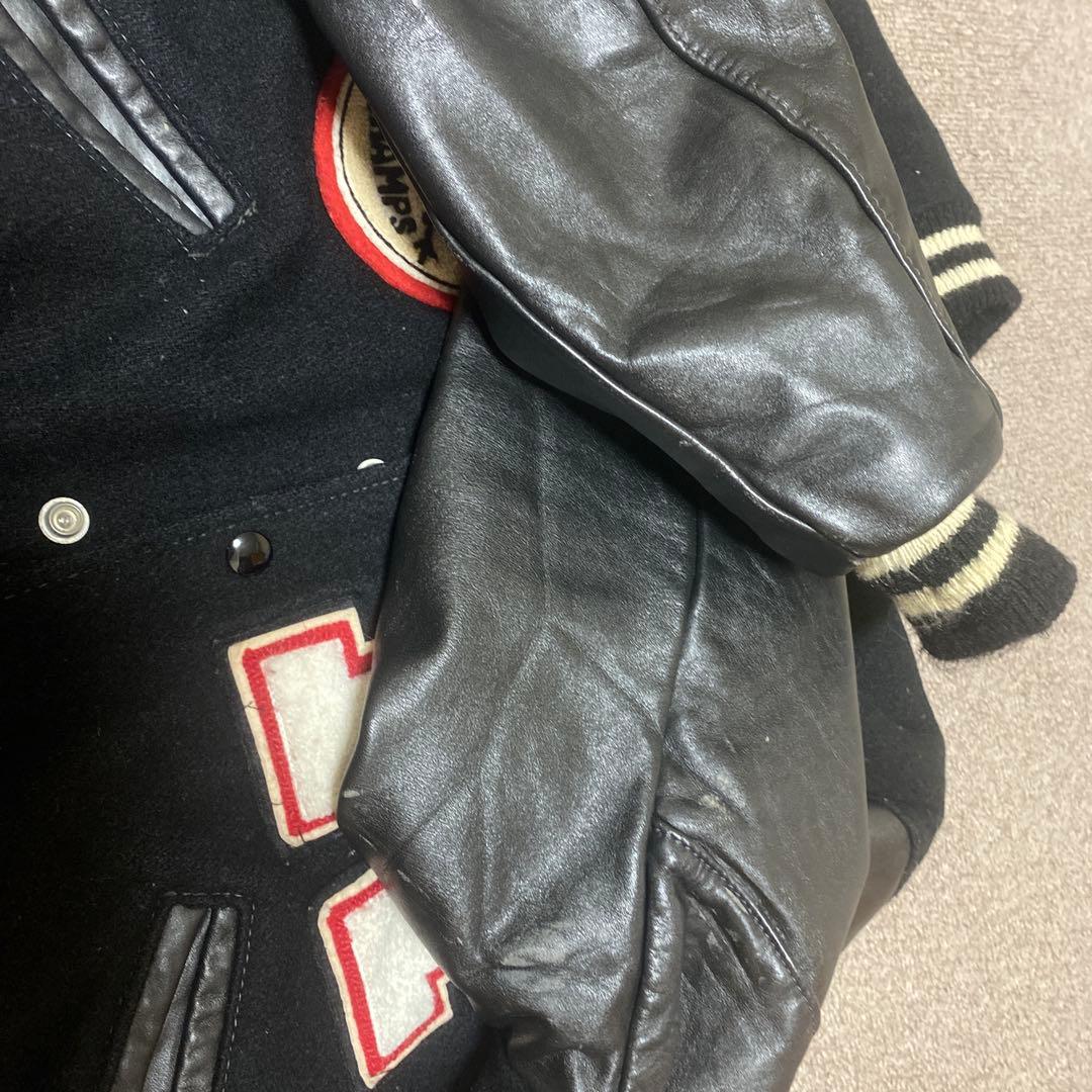 h*7様 DELONG デロング 80s スタジャン ブラック 最終値下げ - メルカリ