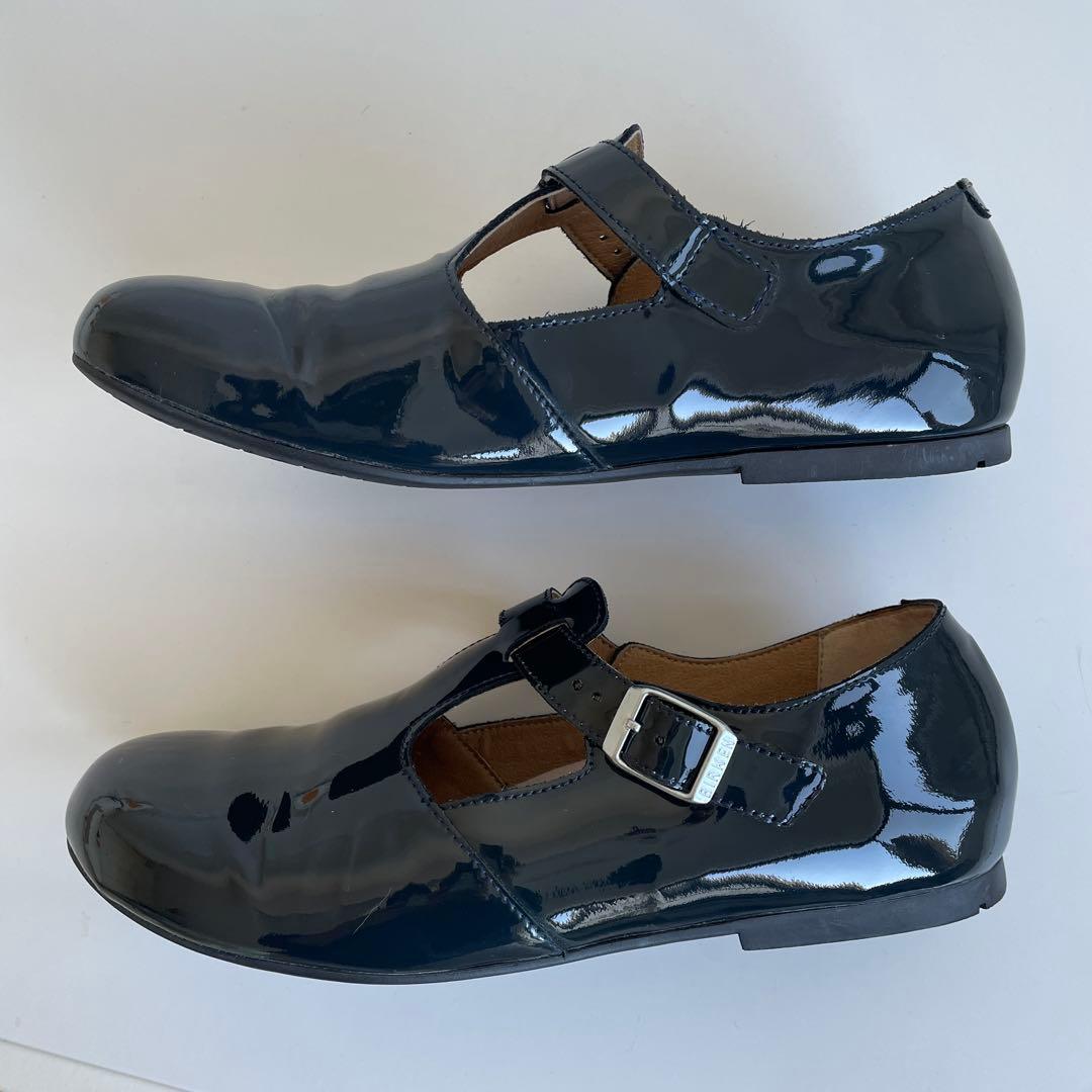 ビルケンシュトックBIRKENSTOCK TICKEL ネイビーTストラップ38 - メルカリ