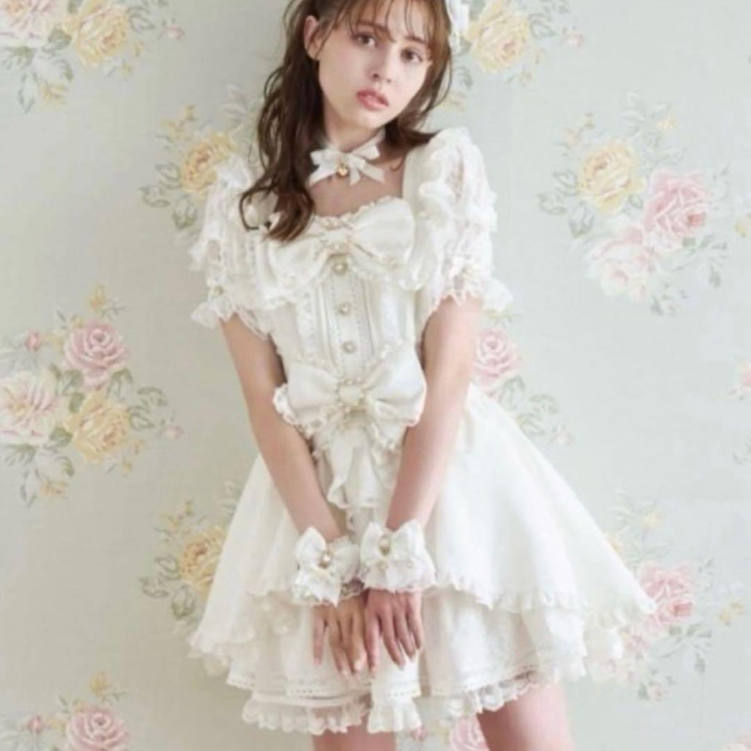 フロントカシュクールBIGリボンセットアップ - メルカリ