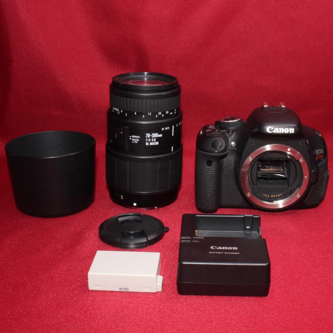 ❤️スマホに転送セット付❤️Canon EOS kiss X5 超望遠レンズ