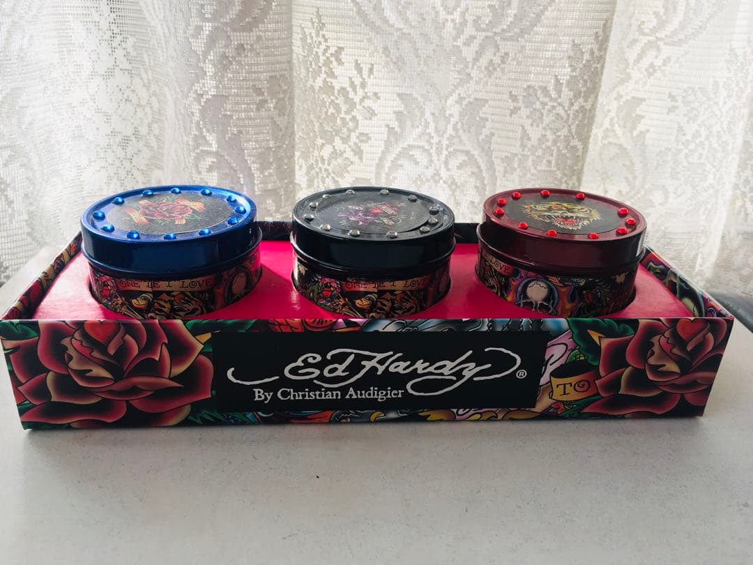 ☆エド・ハーディ☆キャンドルセット☆未使用☆ CEREJA ミニキャンドルギフトセット｜キャンドル｜CLAUS PORTO