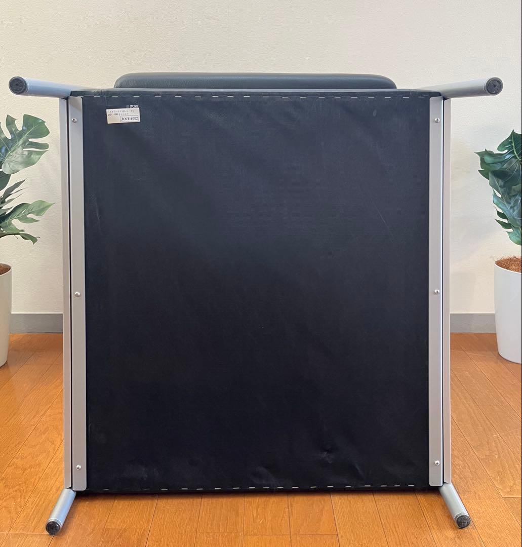 イトーキ MEZZO ラウンジチェア ② 本革 21万 モダン シングルソファ