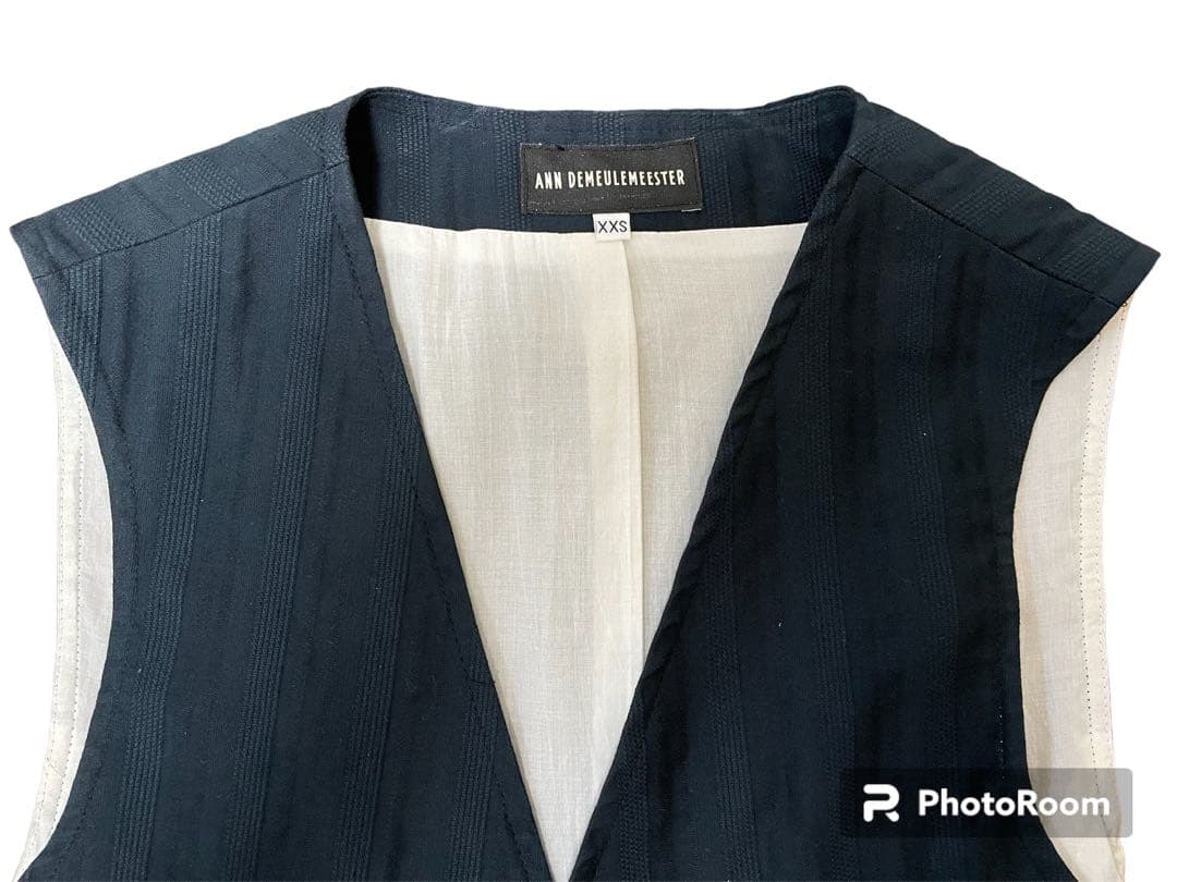ANN DEMEULEMEESTERのシャツ付きベスト XXS hyde着 メンズ