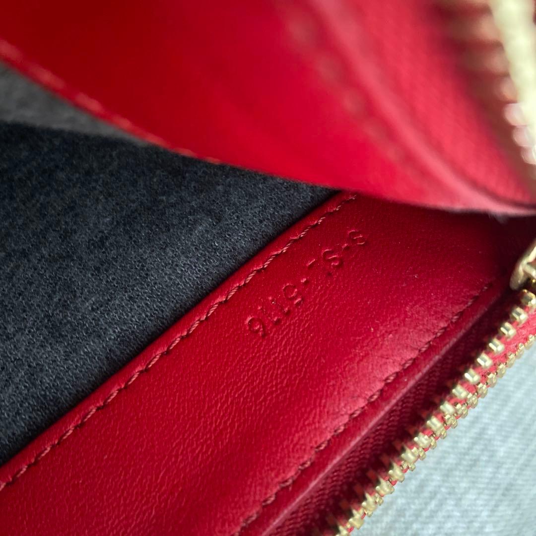 CELINE セリーヌ ショルダーバッグ トートバッグ トリオ 赤 レザー