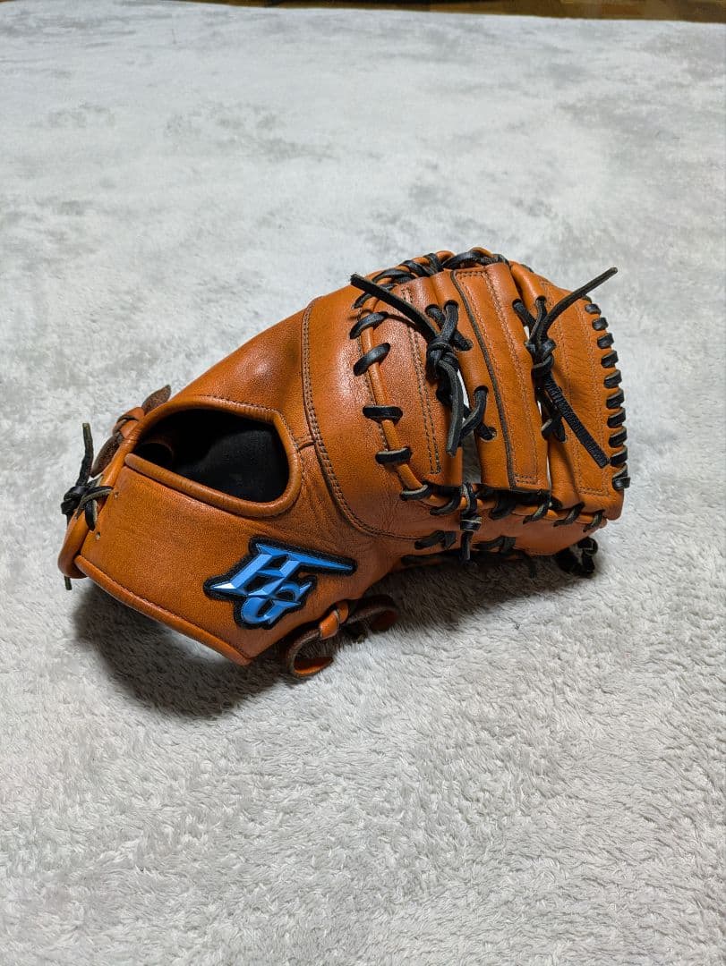 ハイゴールド 一般軟式用ファーストミット　オレンジ ハイゴールド 一般軟式用ファーストミット オレンジ ハイゴールド