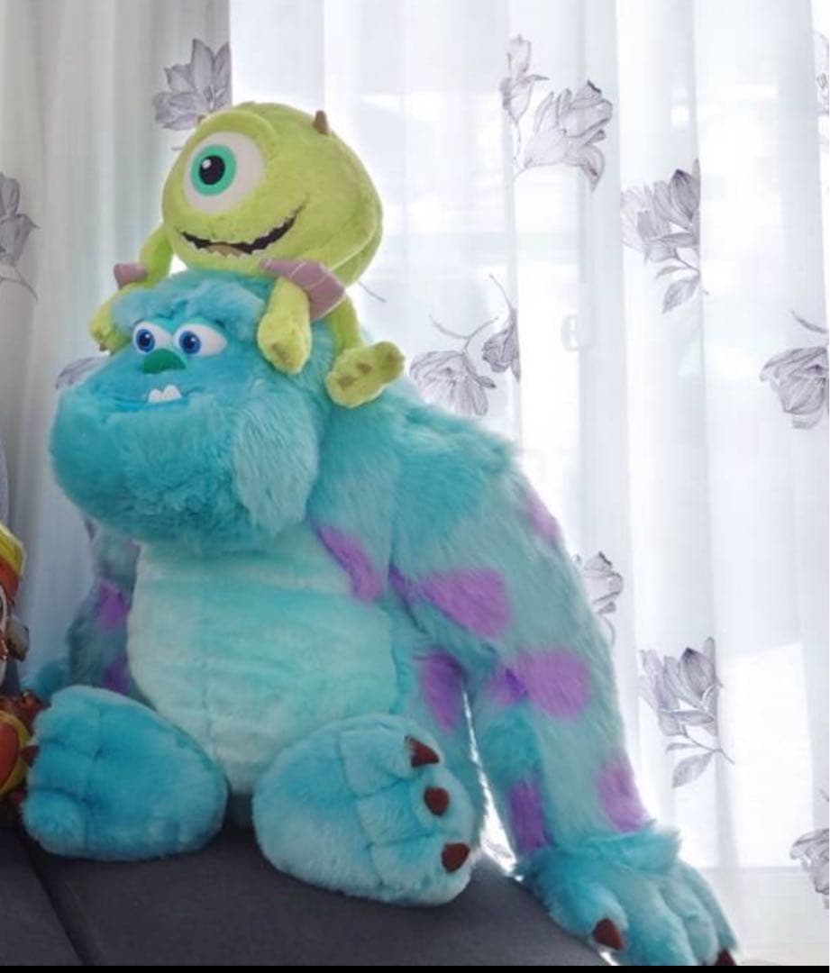 [すでに廃盤]モンスターズインク　マイク　サリー　ぬいぐるみ　ディズニーランド マイク、サリー、スクイシー！東京ディズニーランド『モンスターズ