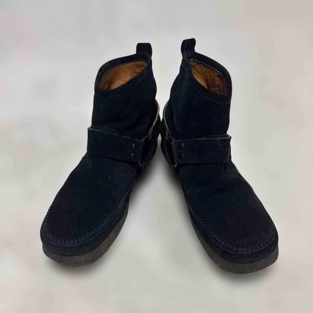 NUMBER (N)INE【40】スエード リング ハーネスブーツ 黒 - メルカリ