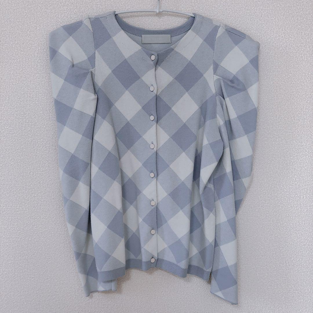 Ririka様専用 セルフォード CELFORD チェックジャガードカーディガン