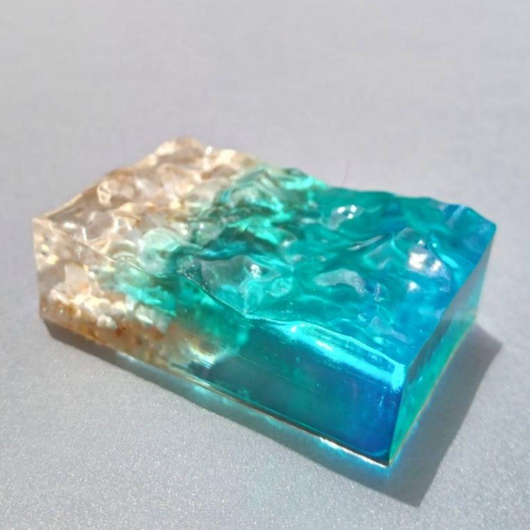 海のかけら No.2558 】エポキシレジン オーシャンアート レジンアート