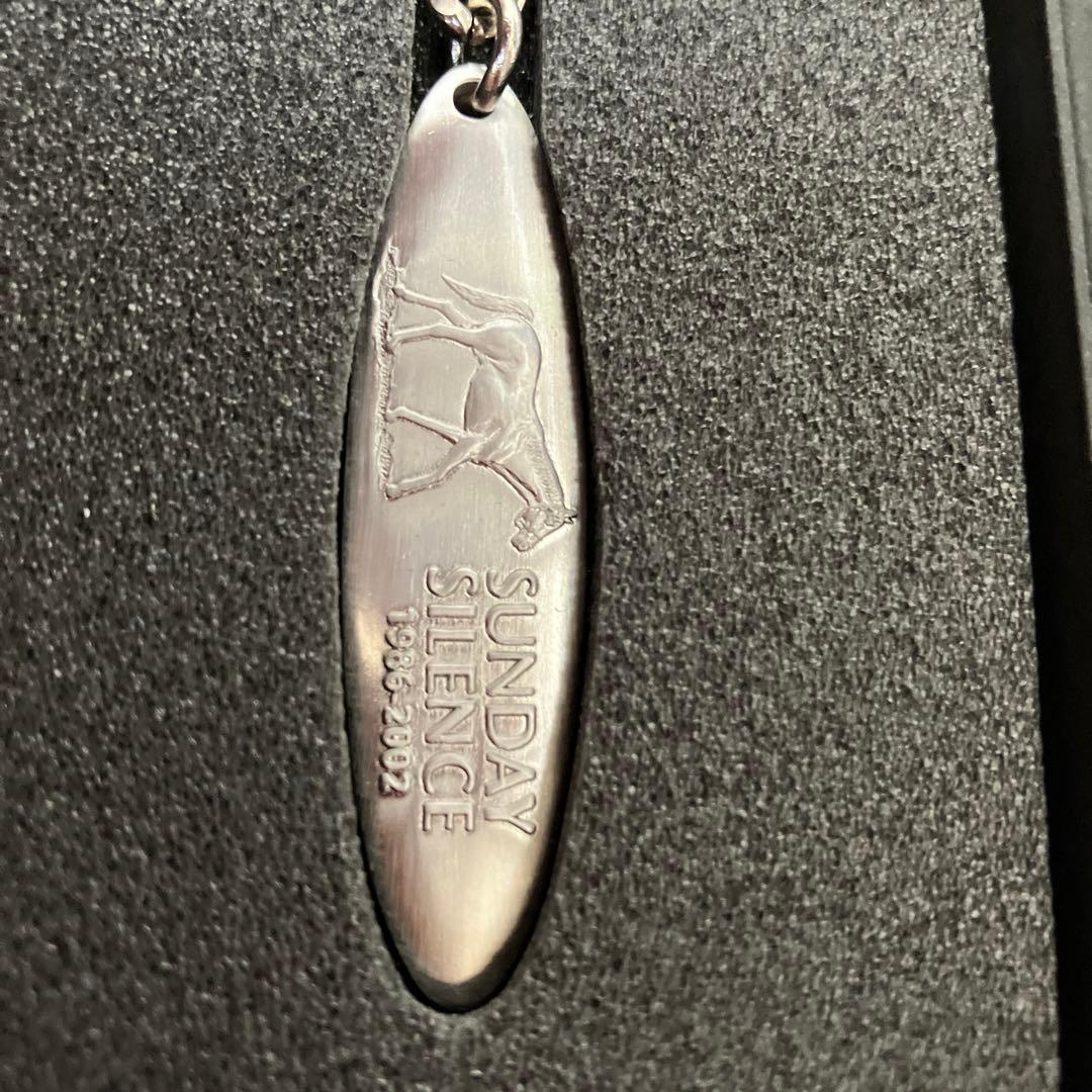 サンデーサイレンスZIPPOと純銀製キーホルダー‼️どちらも当選通知書