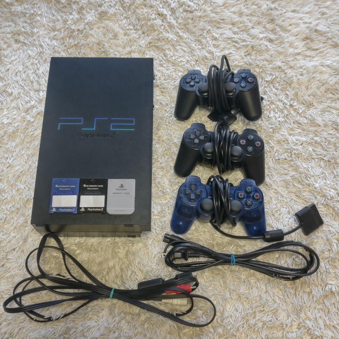 PS2 SCPH-18000 本体 ソフト16本すぐに遊べるセット 動作確認済み