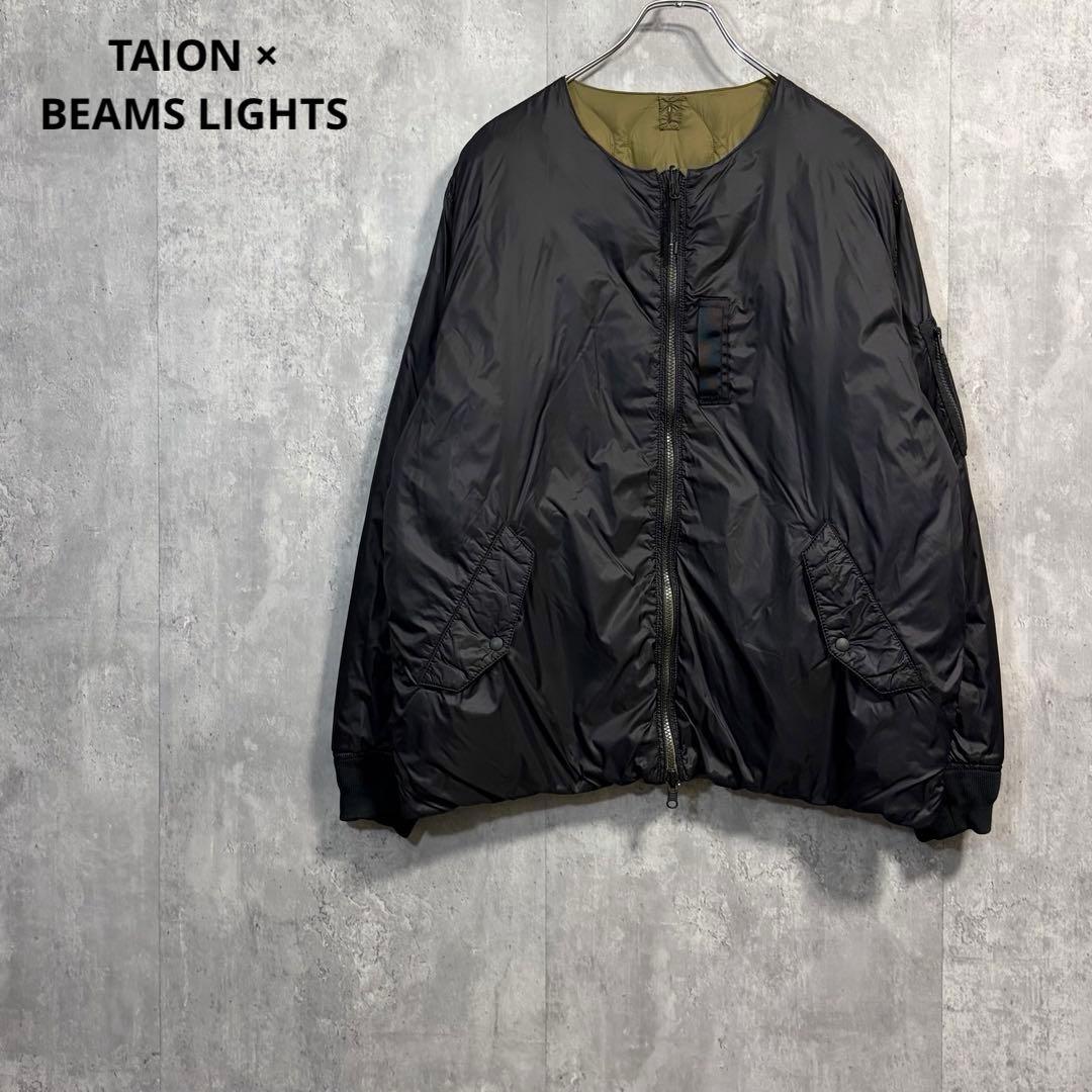 いの様TAION×BEAMS LIGHTS別注ミリタリーリバーシブルインナーダウ TAION × BEAMS LIGHTS / 別注 ミリタリー リバーシブル インナーダウン