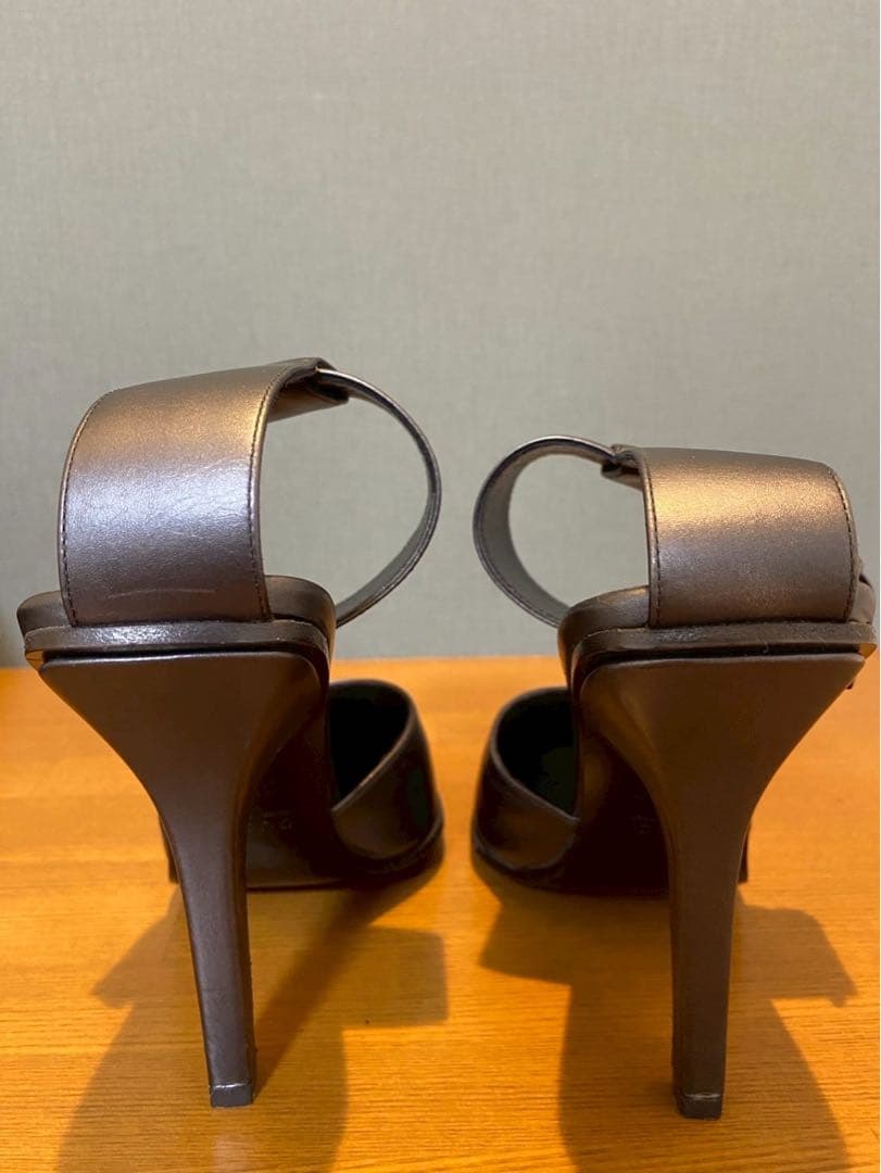 GUCCI グッチ アンクルストラップ ミュール パンプス ピンヒール