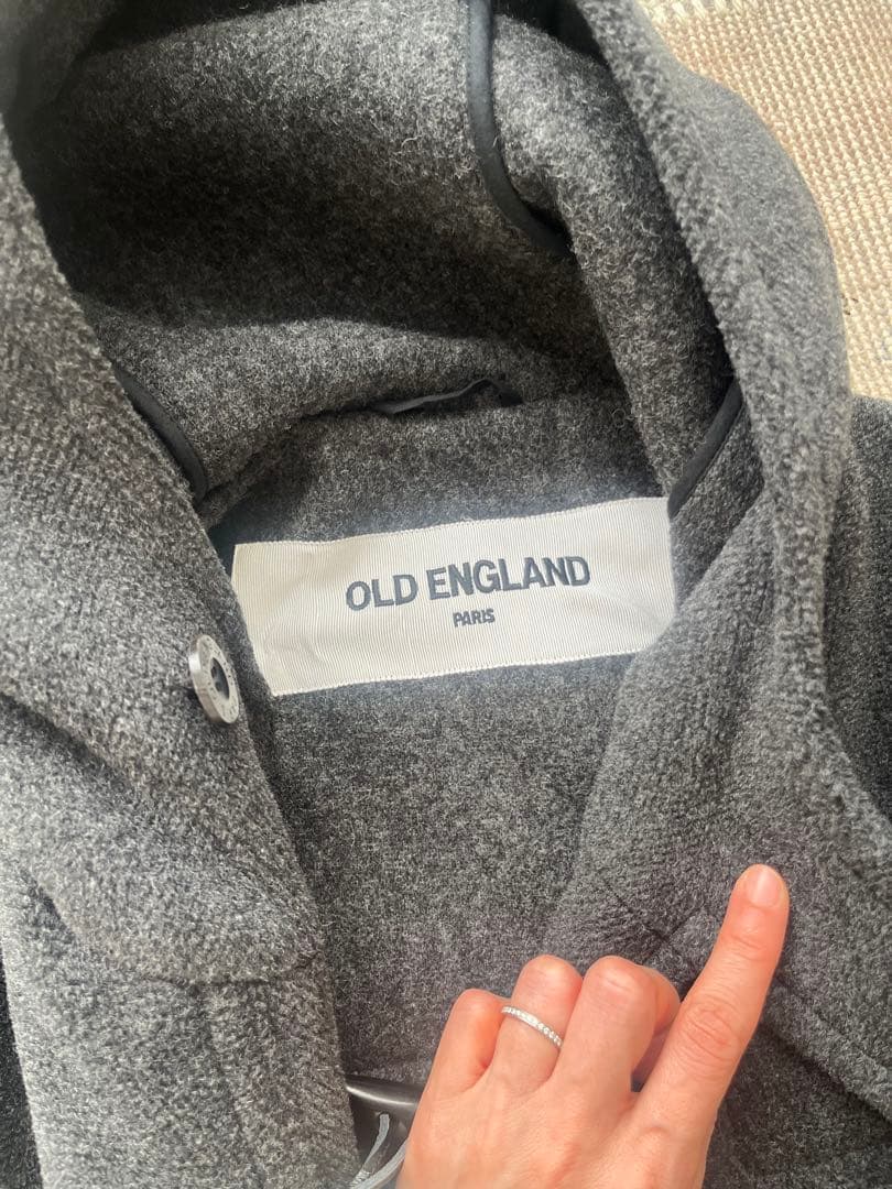 OLD ENGLAND チャコールグレー ダッフルコート - メルカリ