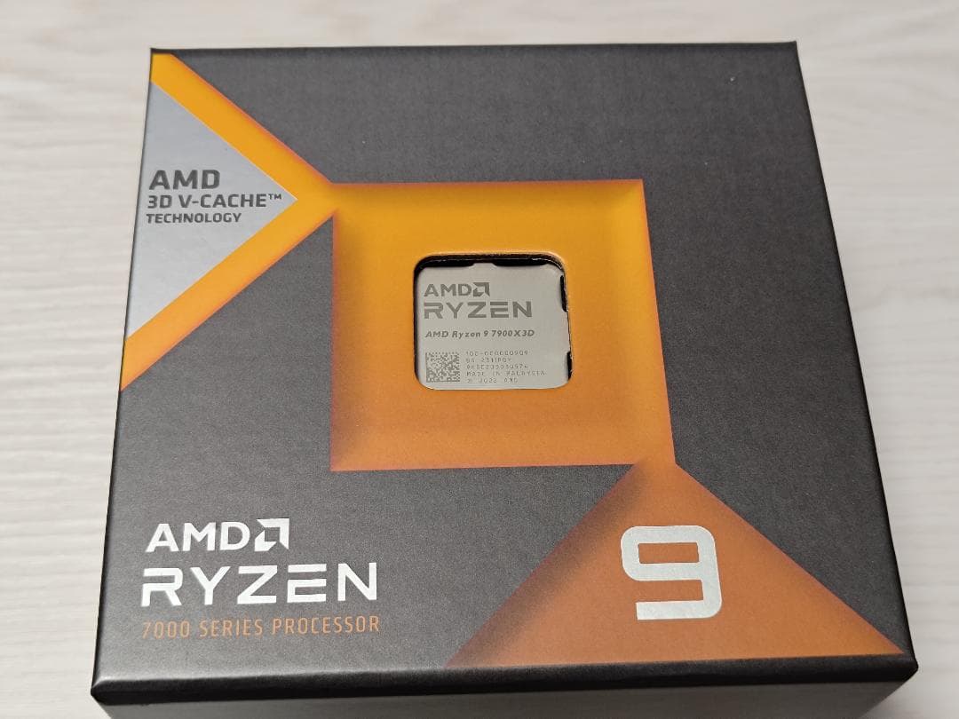 【国内正規品】AMD Ryzen9 7900X3D BOX AMD Ryzen 9 7900 BOX AMD Ryzen 7000 Socket AM5 / 12コア24スレッド