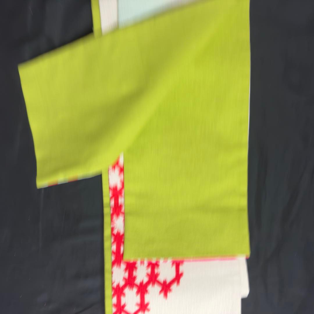 ハセガワアヤ ばらいろ 半幅帯 ユリ 百合