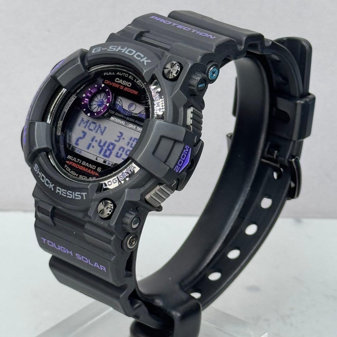 極美品G-SHOCK GWF-1000BP フロッグマン 電波ソーラー パープル - メルカリ