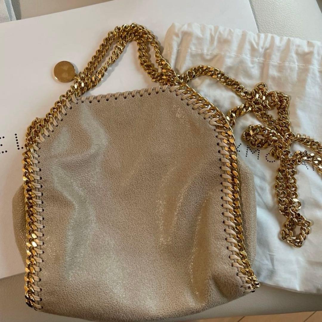 ステラマッカートニー ファラベラ タイニー トート クロテッドクリーム