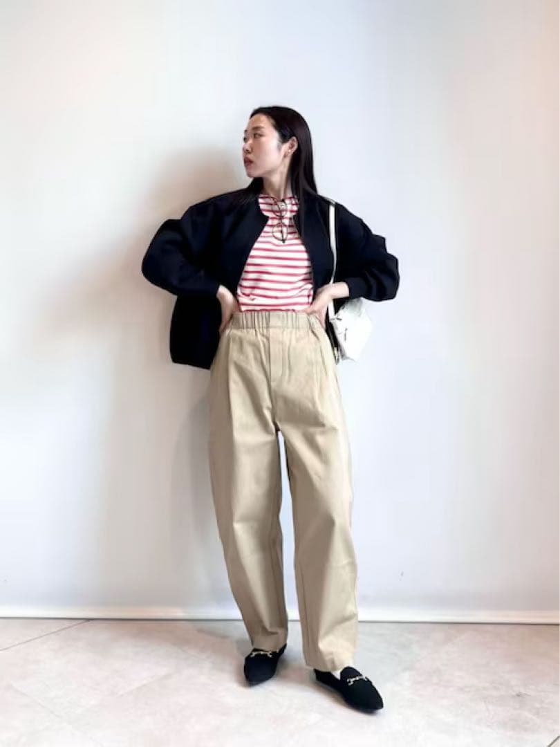 green label relaxing ハイツイストチノ カーブパンツ38の通販｜www